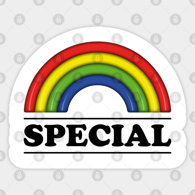 Special Rainbow Sticker by Phil Tessier